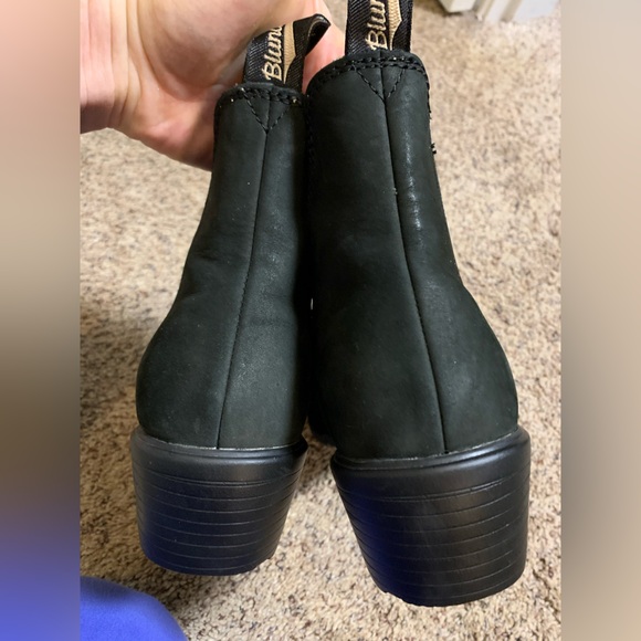 Blundstone black suede nubuck heeled boots 1960 us7 - Picture 7 of 9